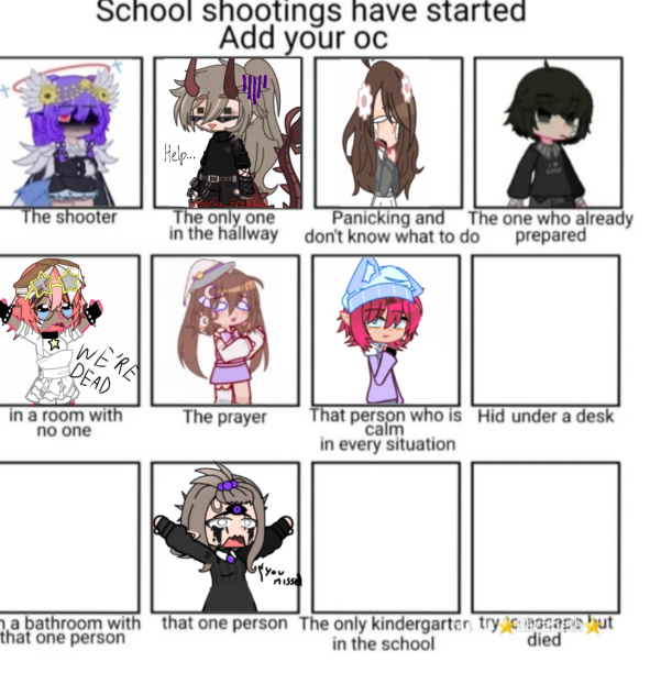 School Shooting Gacha Collab