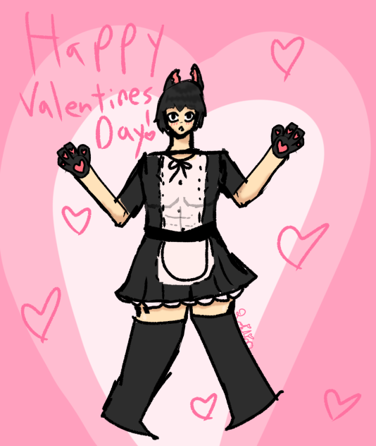 Fem-MAN says happy valentines!