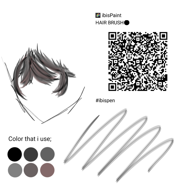 Hair brush QR code(idk)