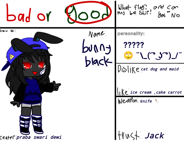 ref sheet for the shurg E