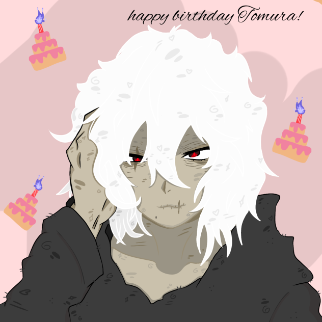 old Shigaraki MHA birthday art 3
