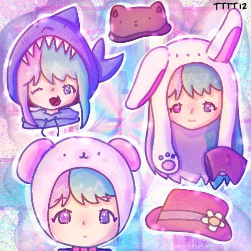 trying out new hats!!♡^-^