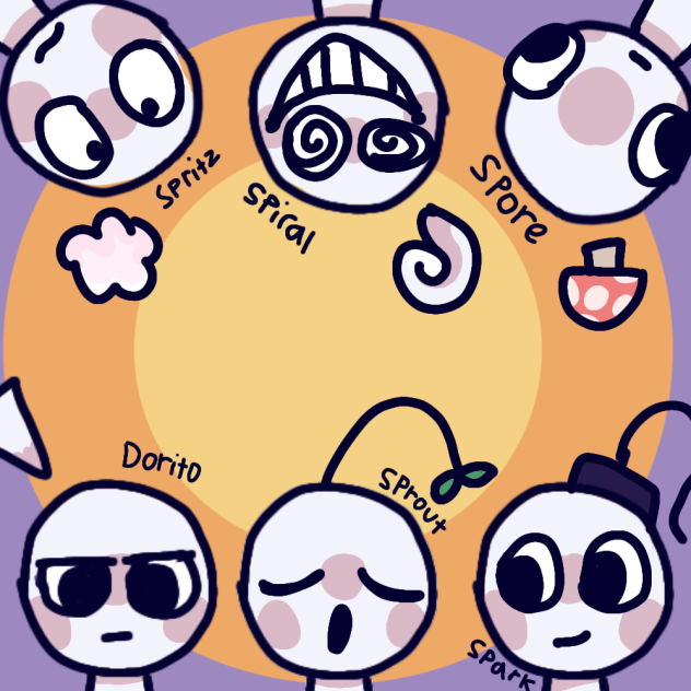 the silly lil guys I keep doodling