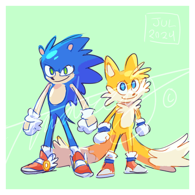 Sonic and Tails!