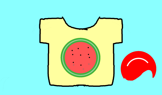 スイカTシャツ