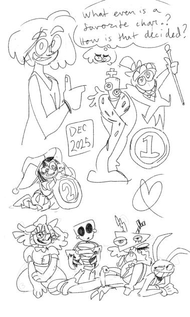 Podge's favorite characters, I think