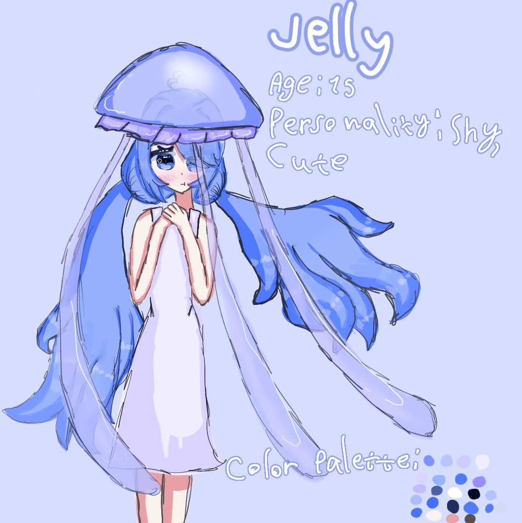 My New OC and her ref sheet - ibisPaint