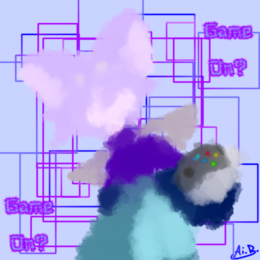 Let's play a game‽ 🎮👾 - ibisPaint