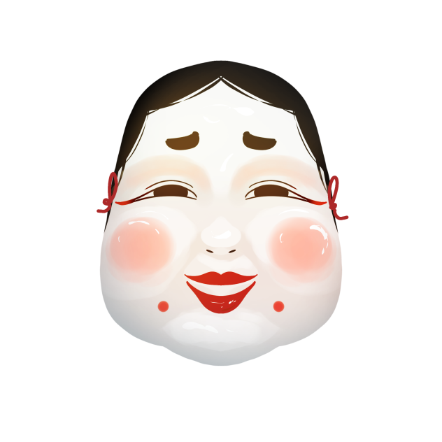 Okame Mask
