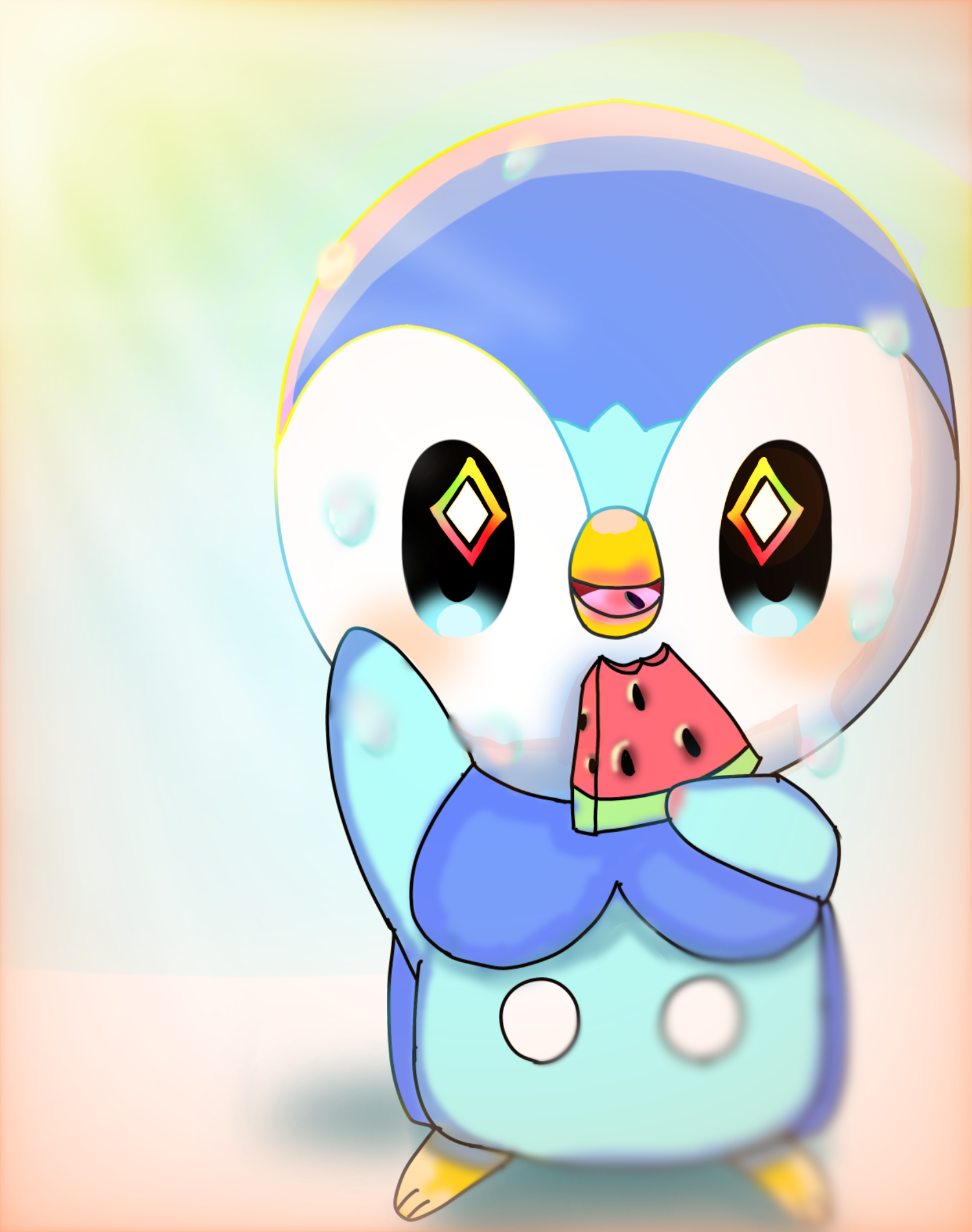 真夏のポッチャマ - ibisPaint