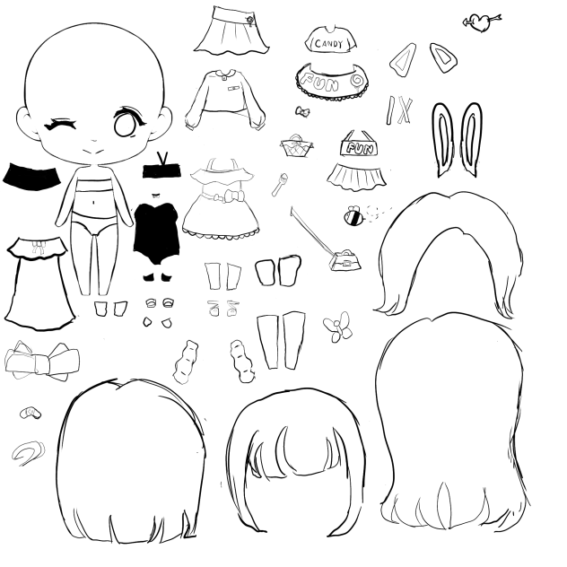 paper doll template