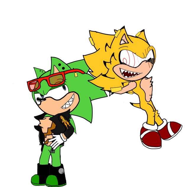 “Fleetway” super sonic & scourge