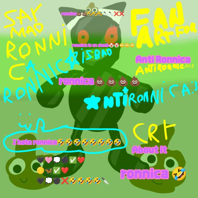 ronnica is dumb🙄🤡🤡🤡🤡