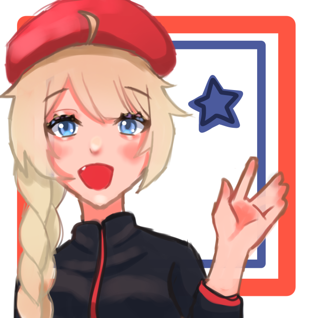 Waving girl 🧍🏼‍♀️