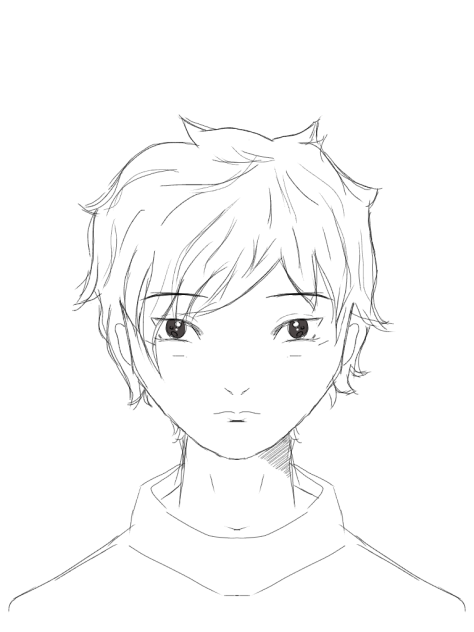 sad boy - ibisPaint