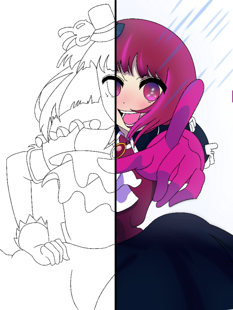 Arima Kana coloring (part 2)