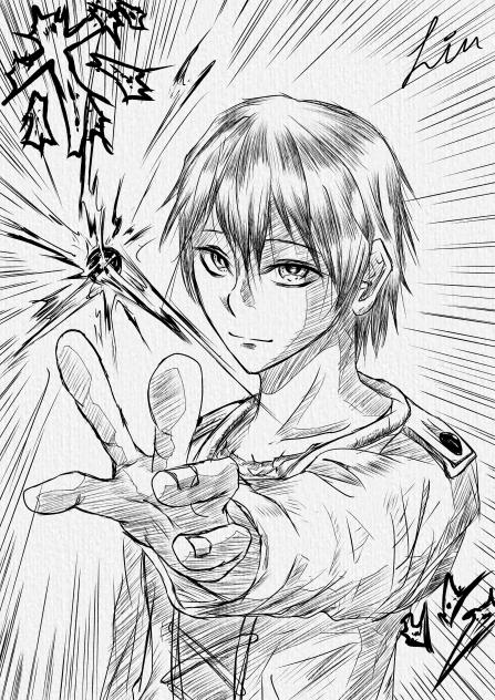 線画だけでそれっぽい絵にチャレンジ✨