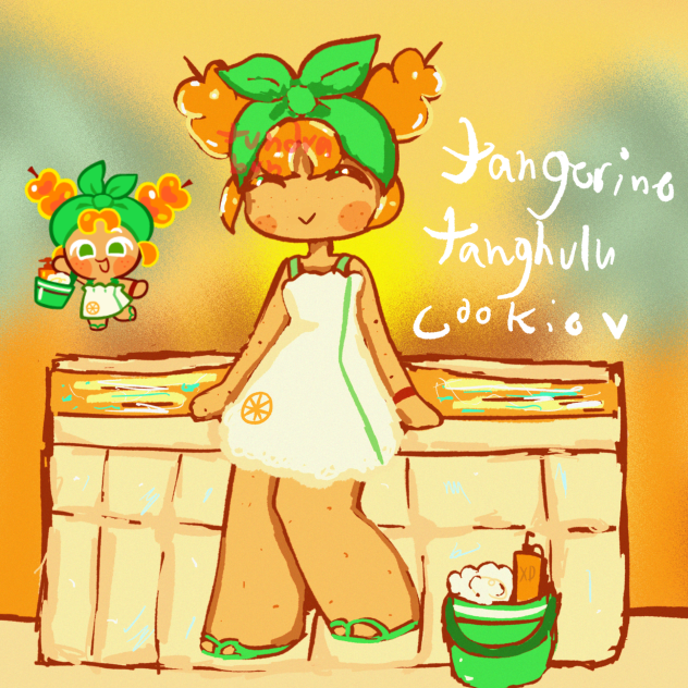 Tangerine Tanghulu Cookie!!!