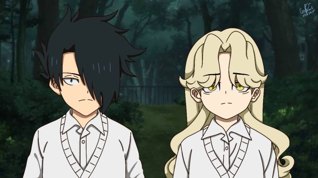 Promised Neverland Fanart Ray and my OC