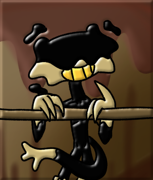 My oc of Bendy and the ink machine