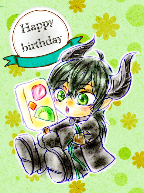 ツノ太郎ハピバ