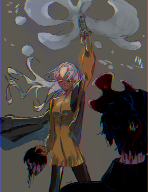 처음으로 역동적인 그림 도전