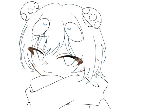 でいくん線画