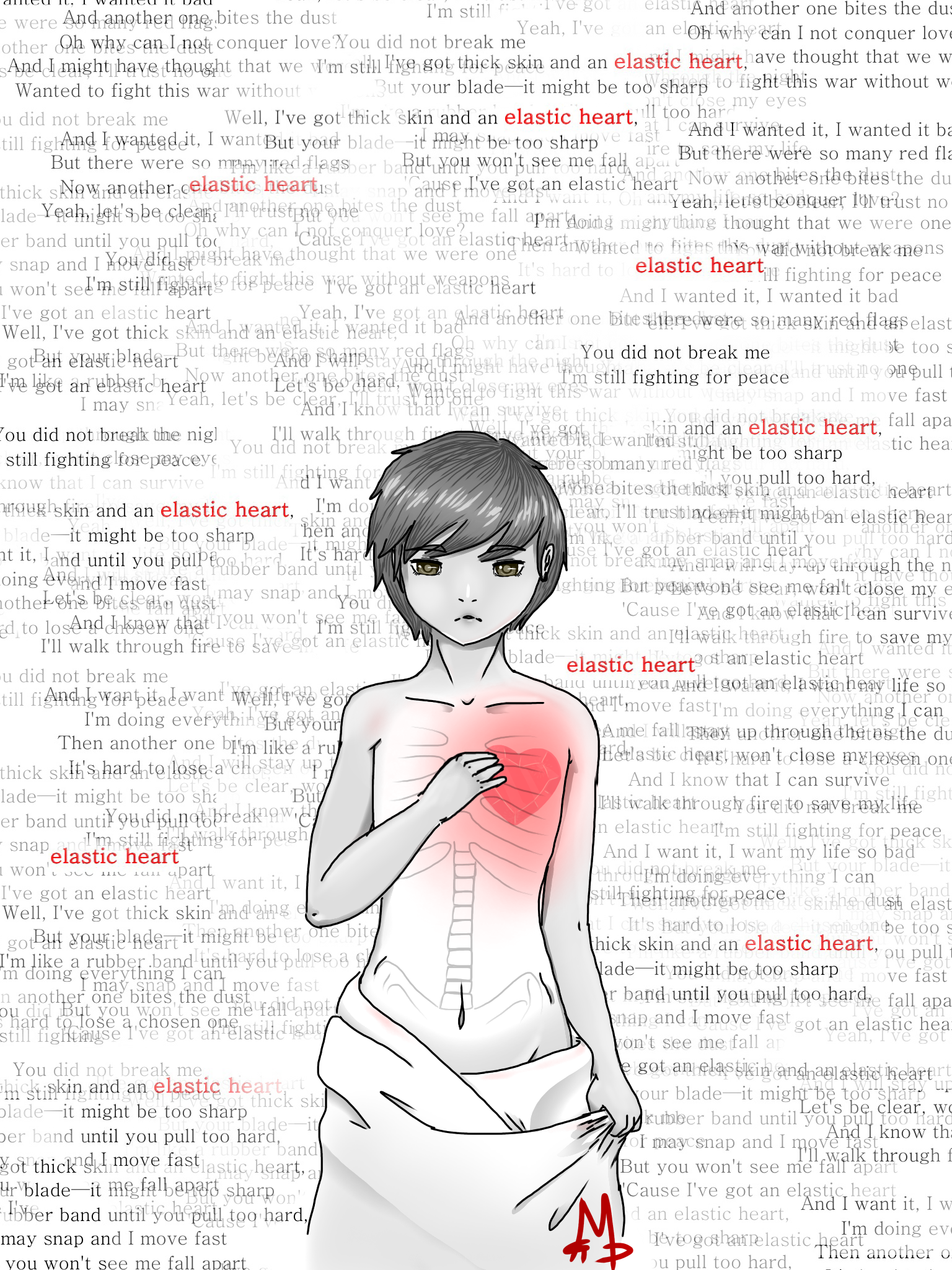 elástic heart ibisPaint