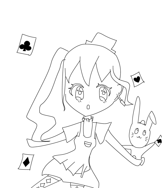 マジック！　ぬりえ