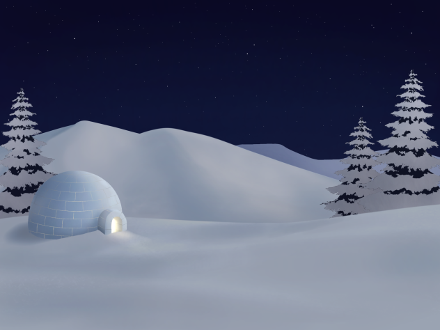 igloo night