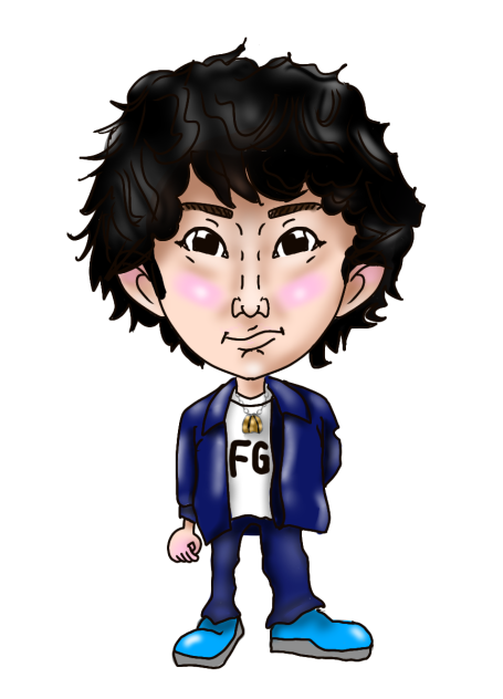 似顔絵　Kis-My-Ft2 藤ヶ谷太輔