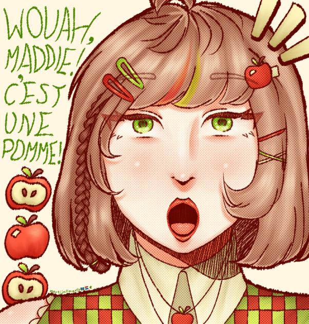 C'est une pomme! 🍎