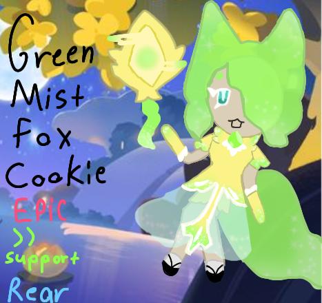 💛Green Mist Fox Cookie💚