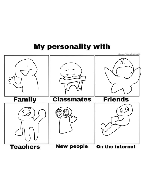 My personality daily 😚😰👺😈