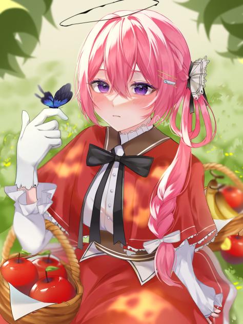 木陰で