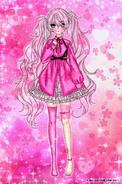 Hatsune Miku ♡🌸🎼 whole painting