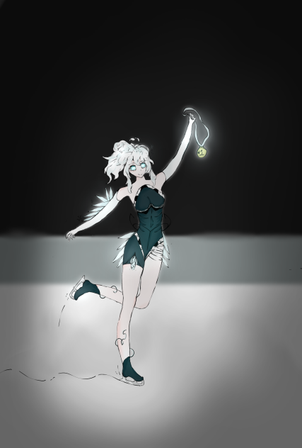 Ice skating