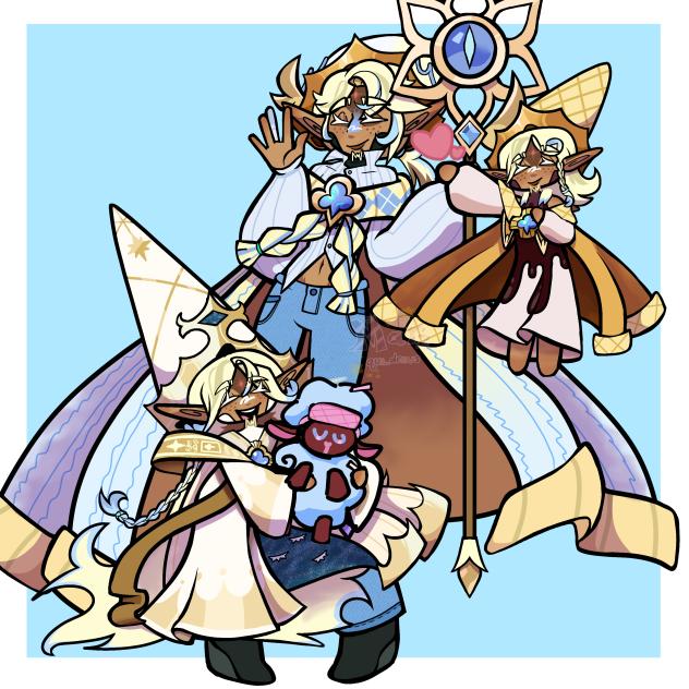 Pure vanilla doodles