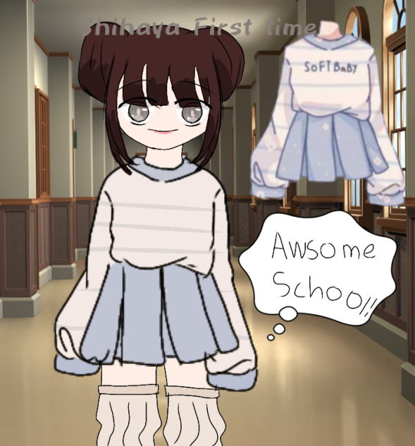 Shihaya's first time in school dorms - ibisPaint