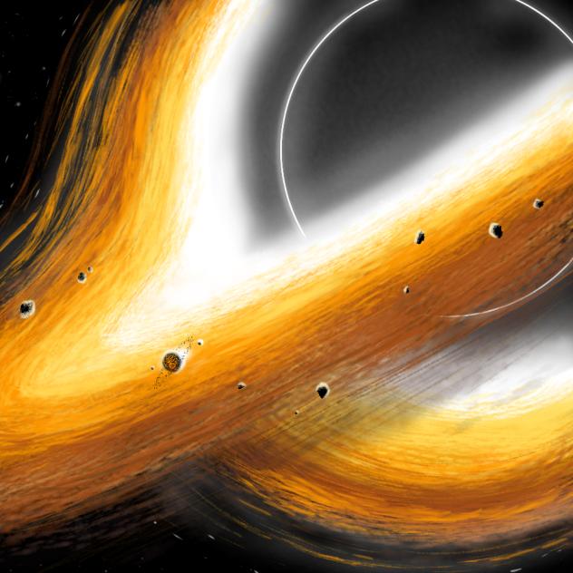Black hole art