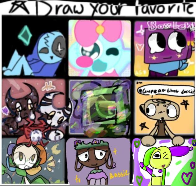 Draw fave toon collab