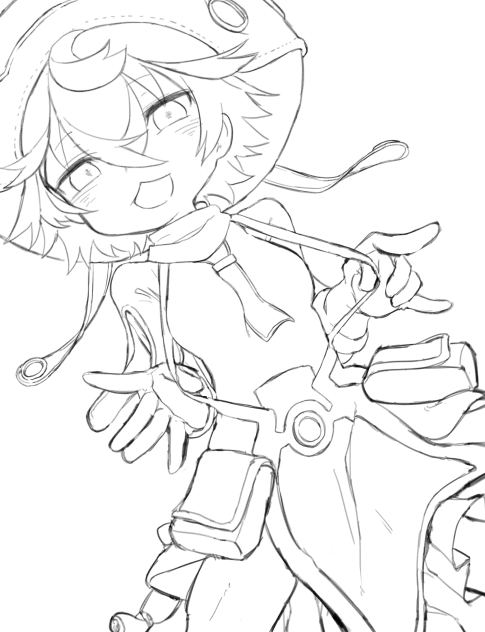 プルシュカ塗り絵