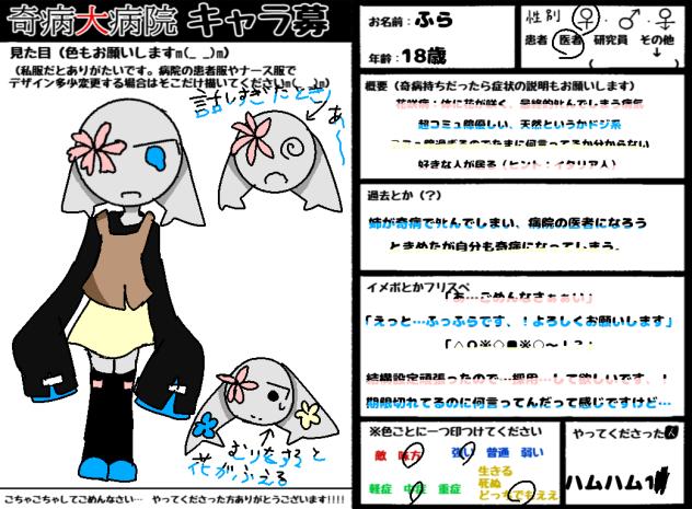 キャラ募集…！