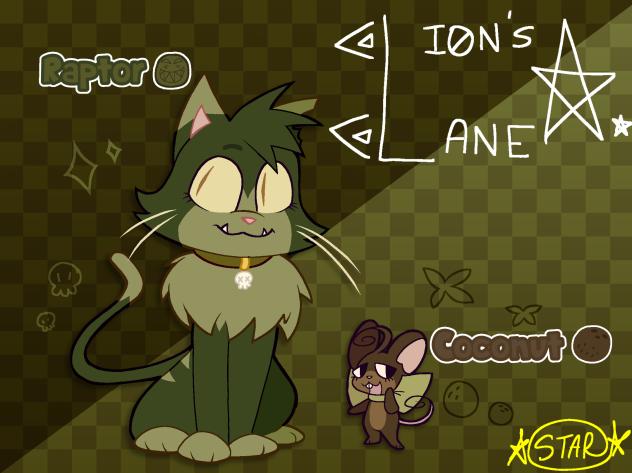 Lion’s Lane Fan Oc’s (Raptor & Coconut)