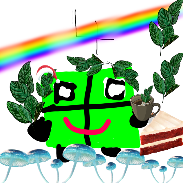 FOUR REALLY LIKES MINT LEAVES AND TEA