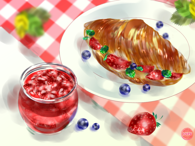 めいきんぐいちごクロワッサン