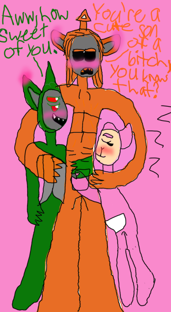 A room for three Slendytubbies au