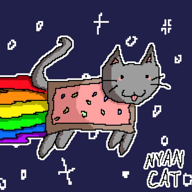 Nyan cat from memory