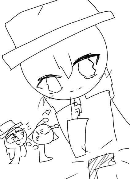 いたずらがき！