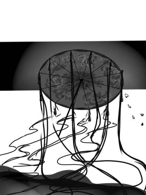 The end, metaphor background